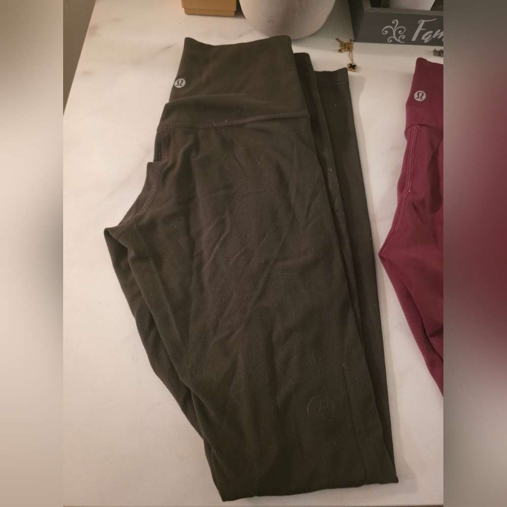 lululemon athletica Olive Green Leggings